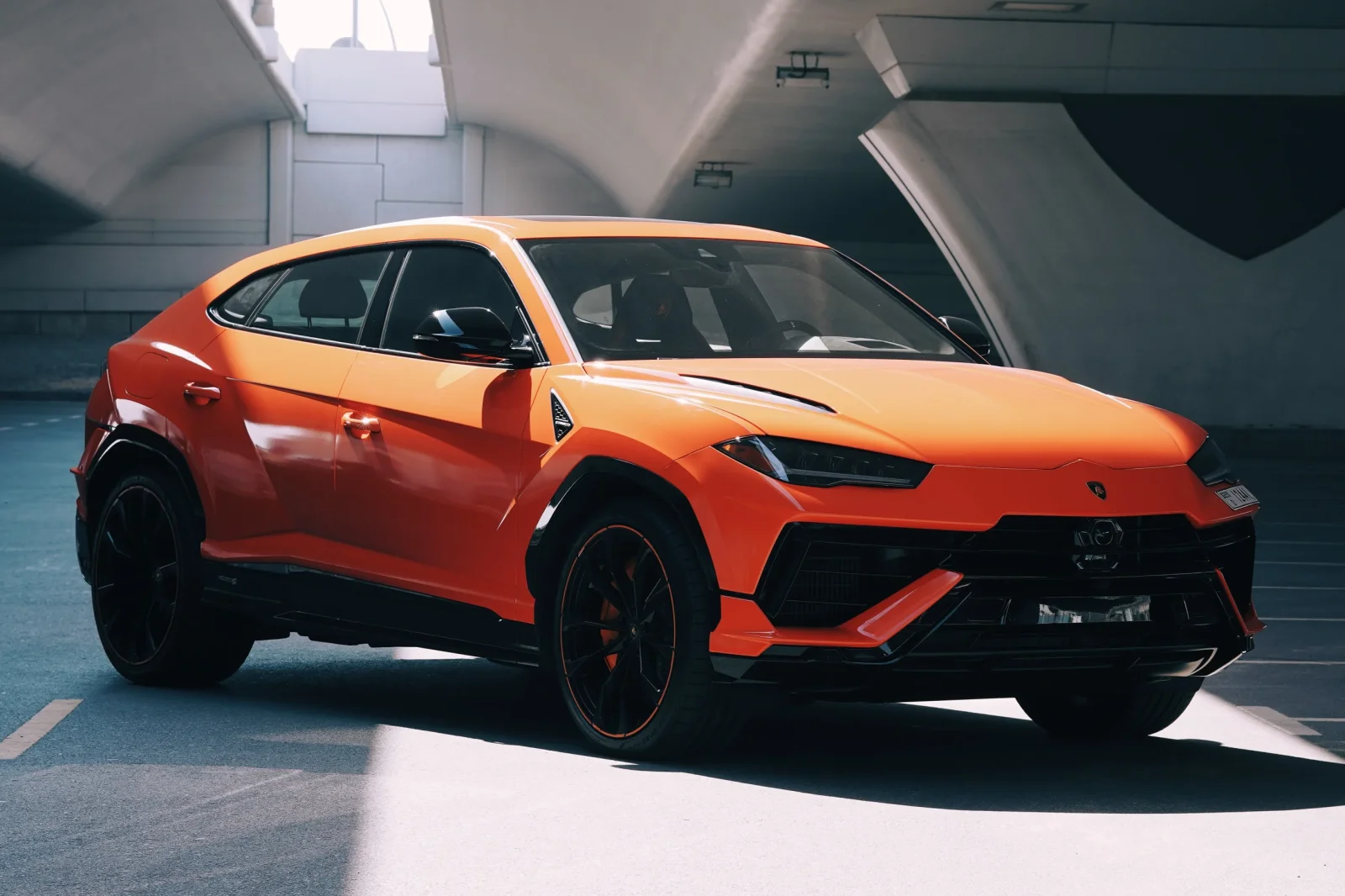 Rent Lamborghini Urus  Orange 2023 in Dubai