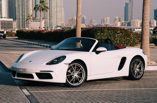 Porsche Boxster White 2022