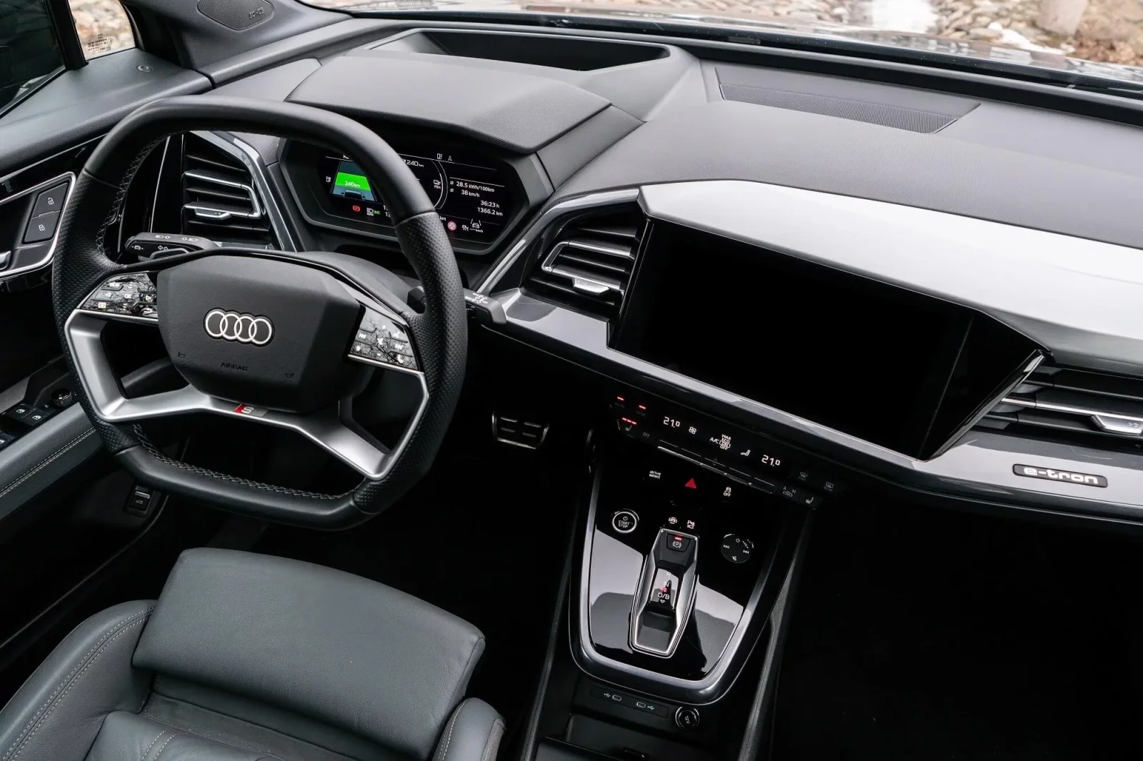 Rent Audi Q4 e-tron  Grey 2022 in Dubai - 4 