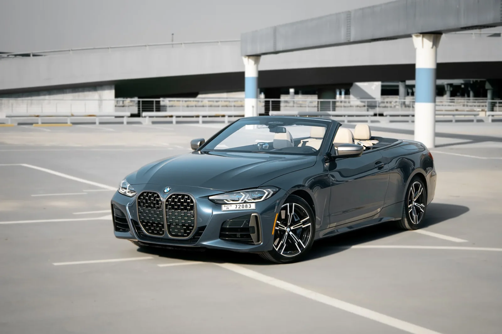 Huren BMW 4-Series M440 Blauw 2021 in Dubai - 6 