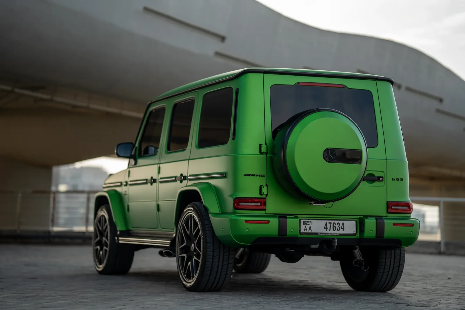Miete Mercedes-Benz G-Class G63 AMG Grün 2023 in der Dubai - 8 