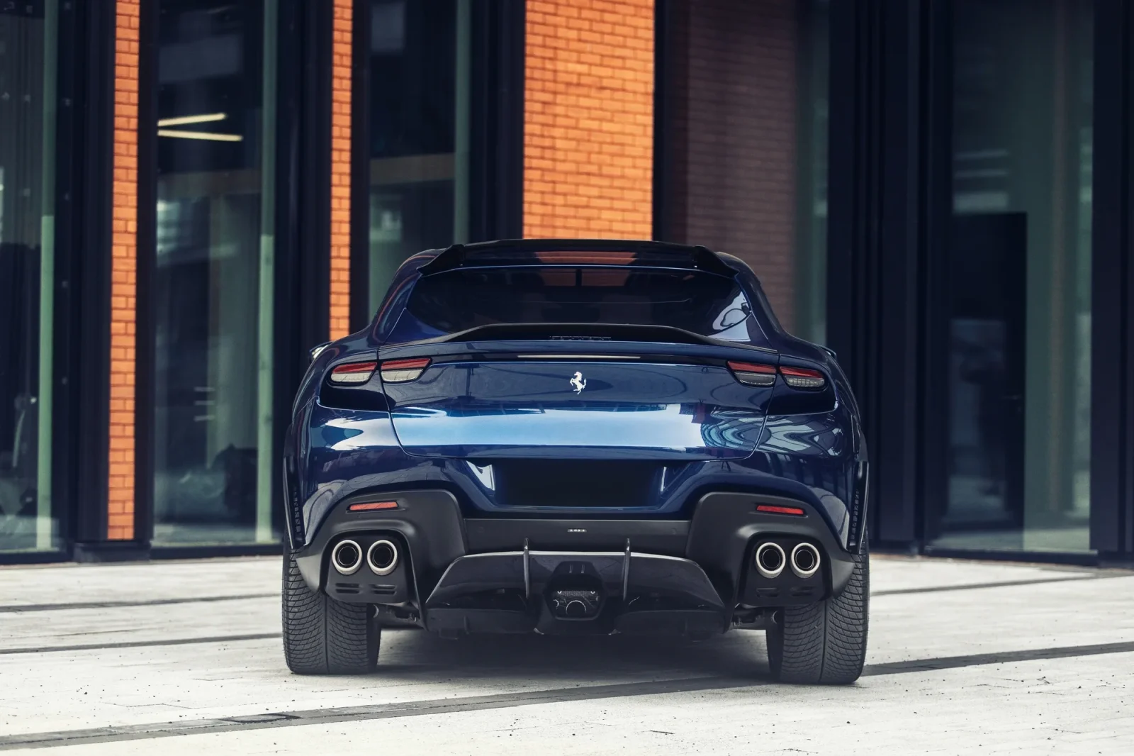 Rent Ferrari Purosangue  Blue 2024 in Dubai - 3 