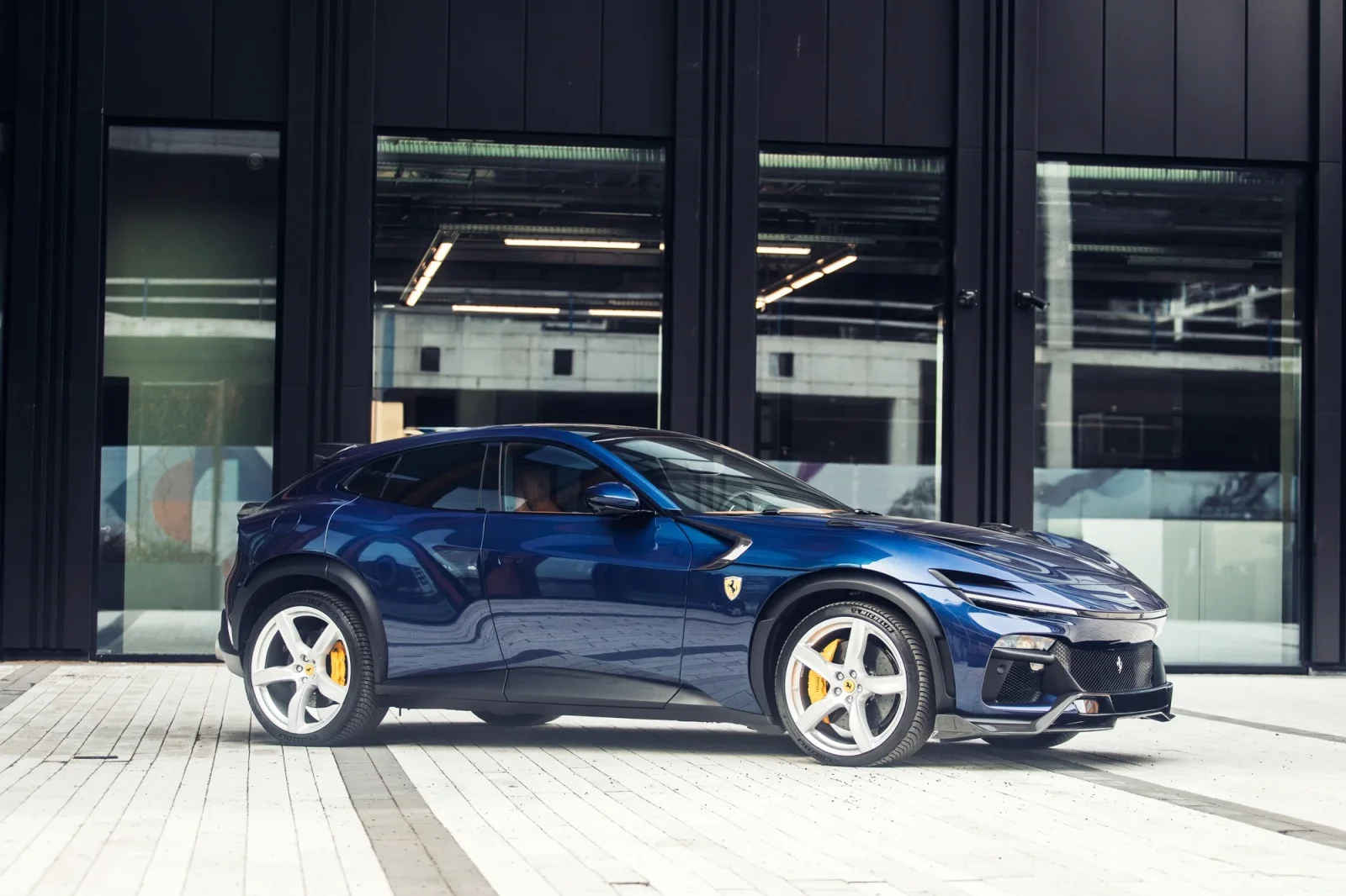 Rent Ferrari Purosangue  Blue 2024 in Dubai - 5 