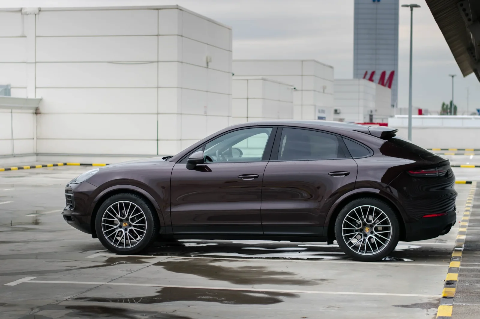 Rent Porsche Cayenne Coupe  Brown 2024 in Dubai - 4 
