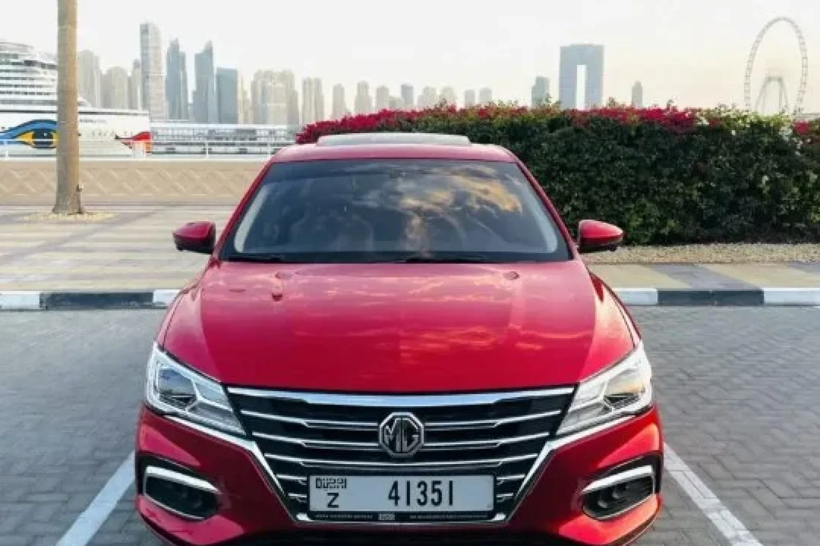 Аренда MG 5 Full Option Красный 2024 в Дубае - 6 