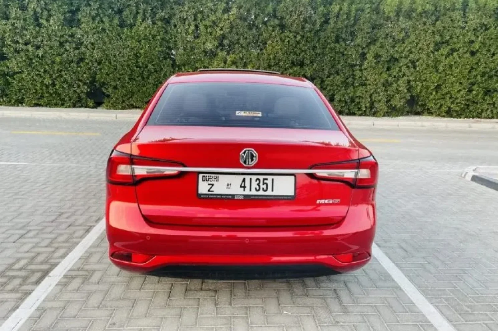 Аренда MG 5 Full Option Красный 2024 в Дубае - 8 