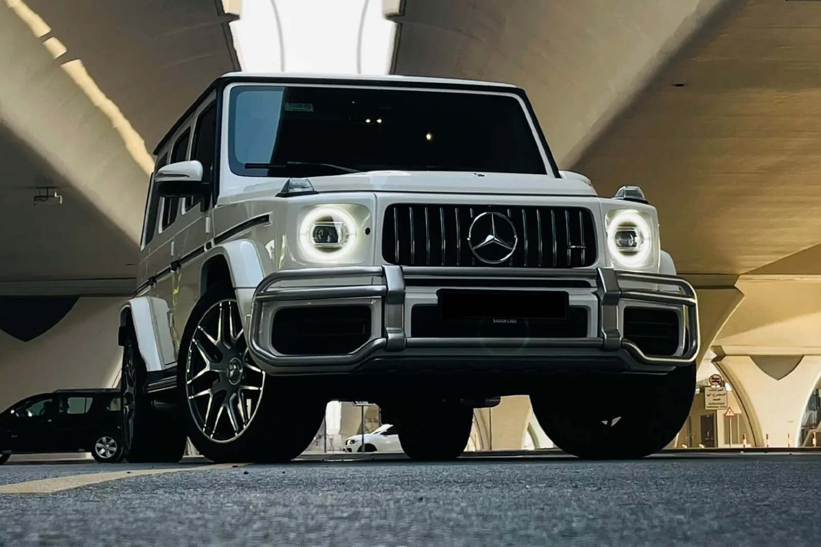 Miete Mercedes-Benz G-Class G63 AMG Weiß 2021 in der Dubai