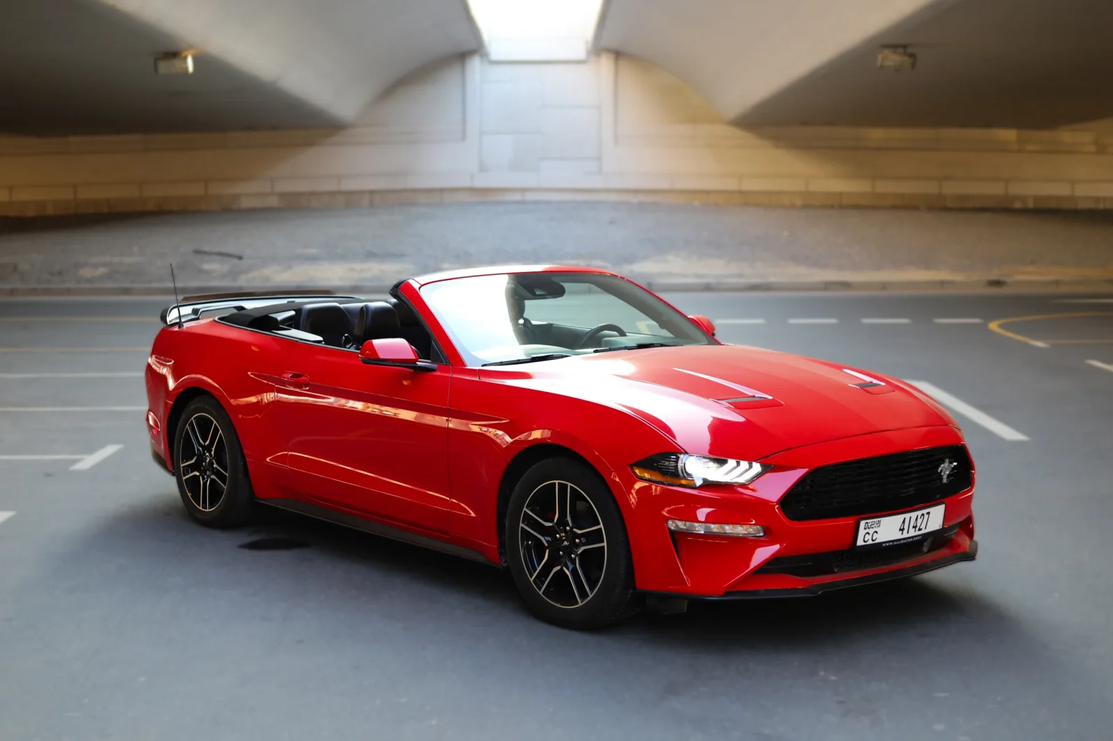 Rent Ford Mustang  Red 2023 in Dubai