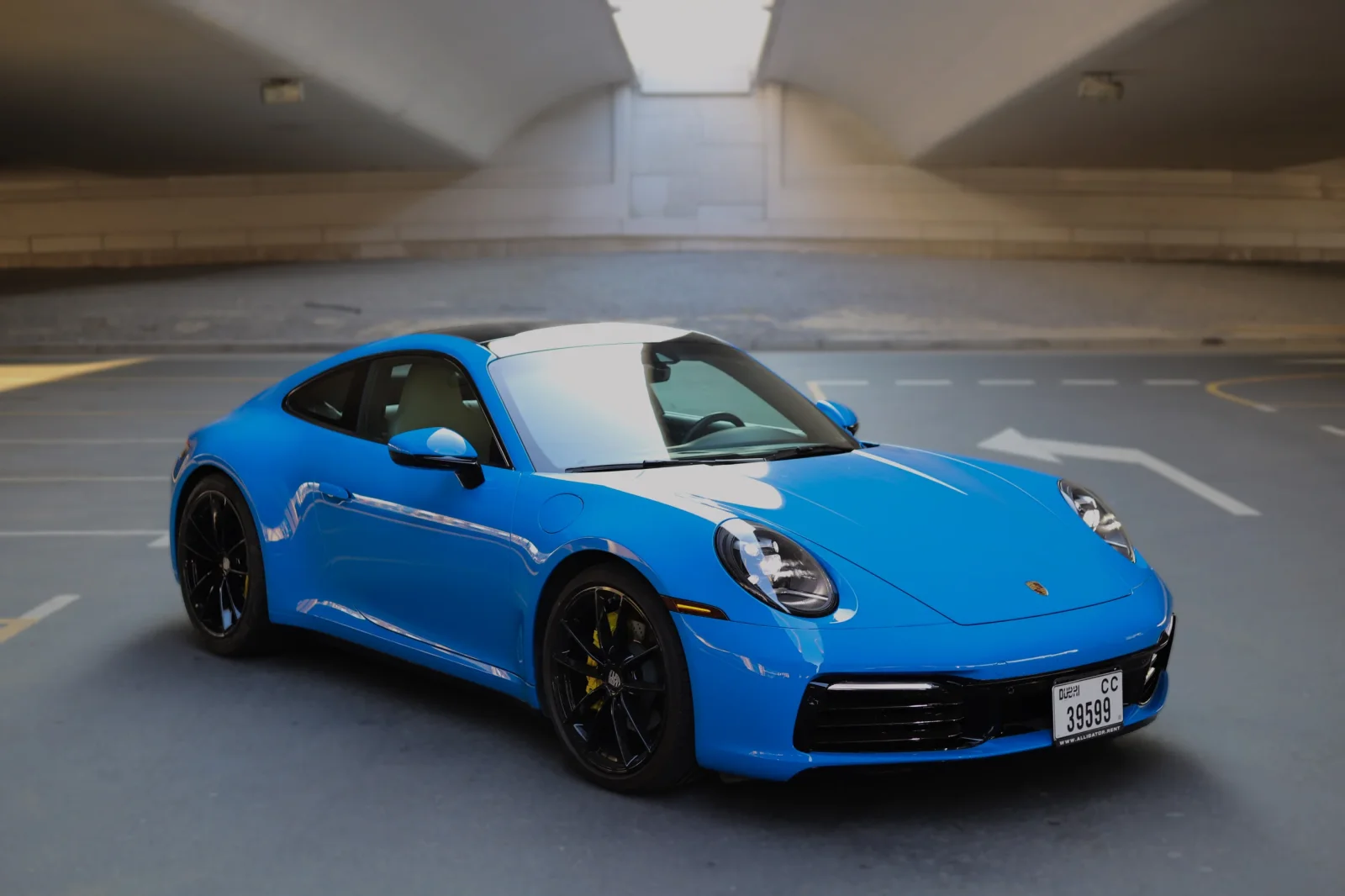 Rent Porsche 911 Carrera Blue 2022 in Dubai