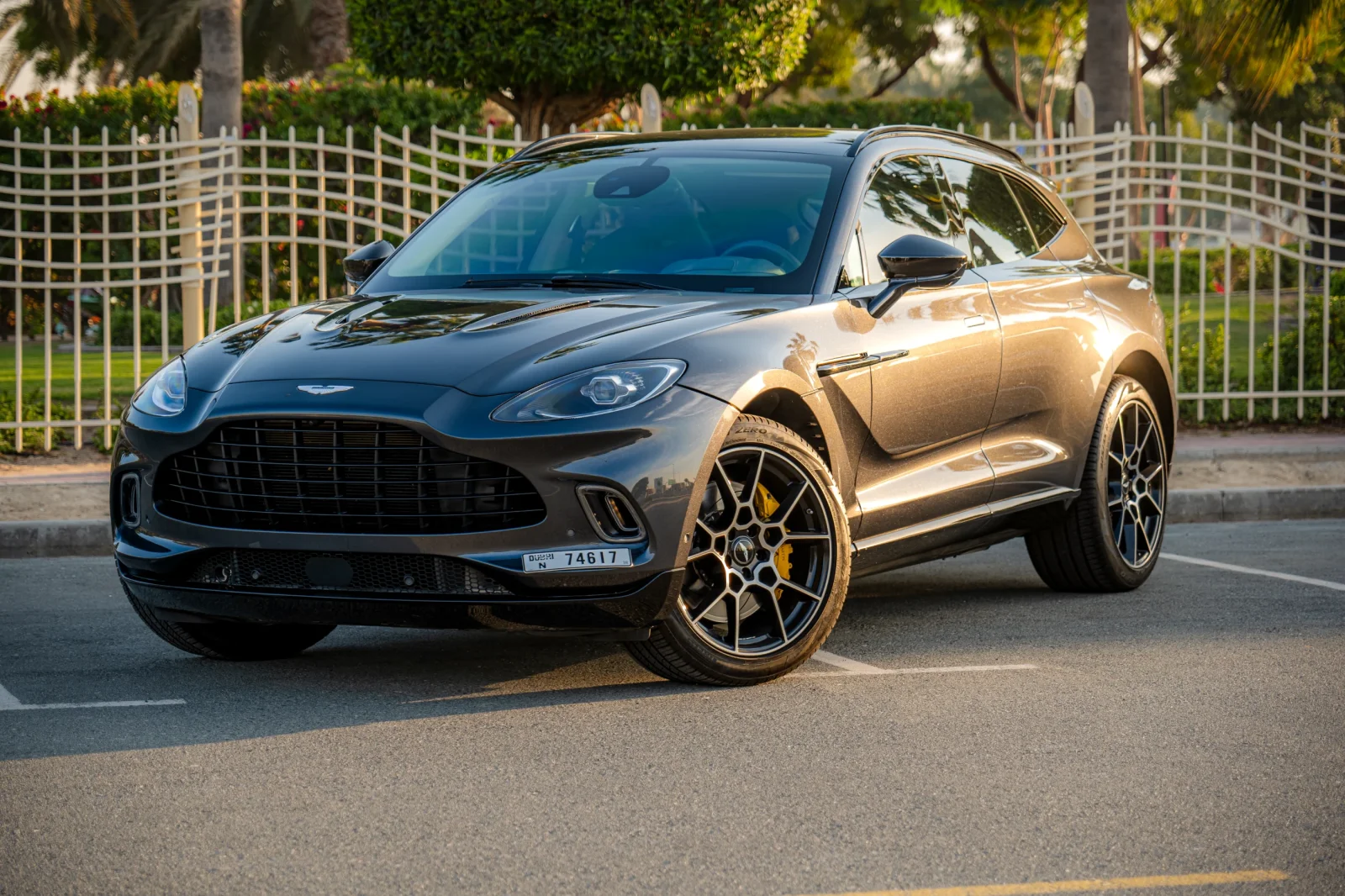 Rent Aston Martin DBX  Grey 2021 in Dubai