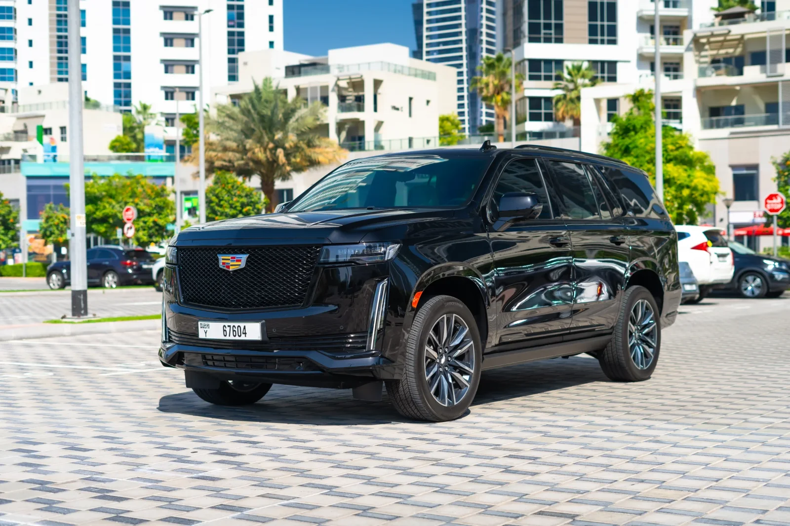 Miete Cadillac Escalade  Schwarz 2023 in der Dubai