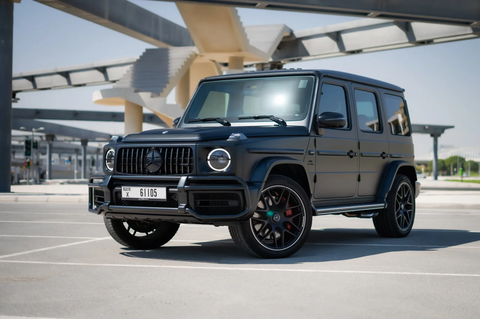 Affitto Mercedes-Benz G-Class 63 Double Night Nero 2023 in Dubai