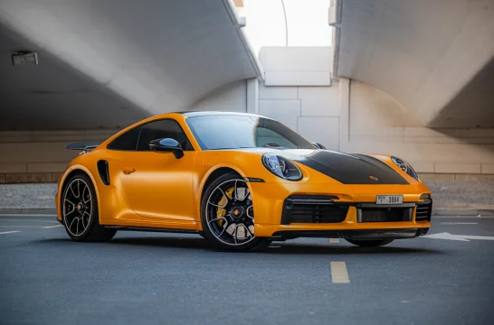 Porsche 911 Turbo S Оранжевый 2023