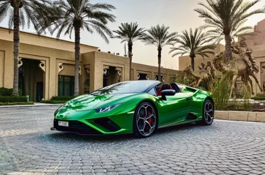 Lamborghini Huracan Spyder Зеленый 2021