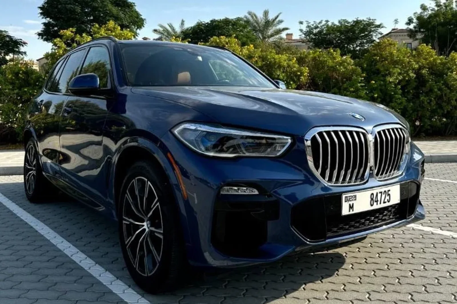 Аренда BMW X5 M40i Синий 2022 в Дубае