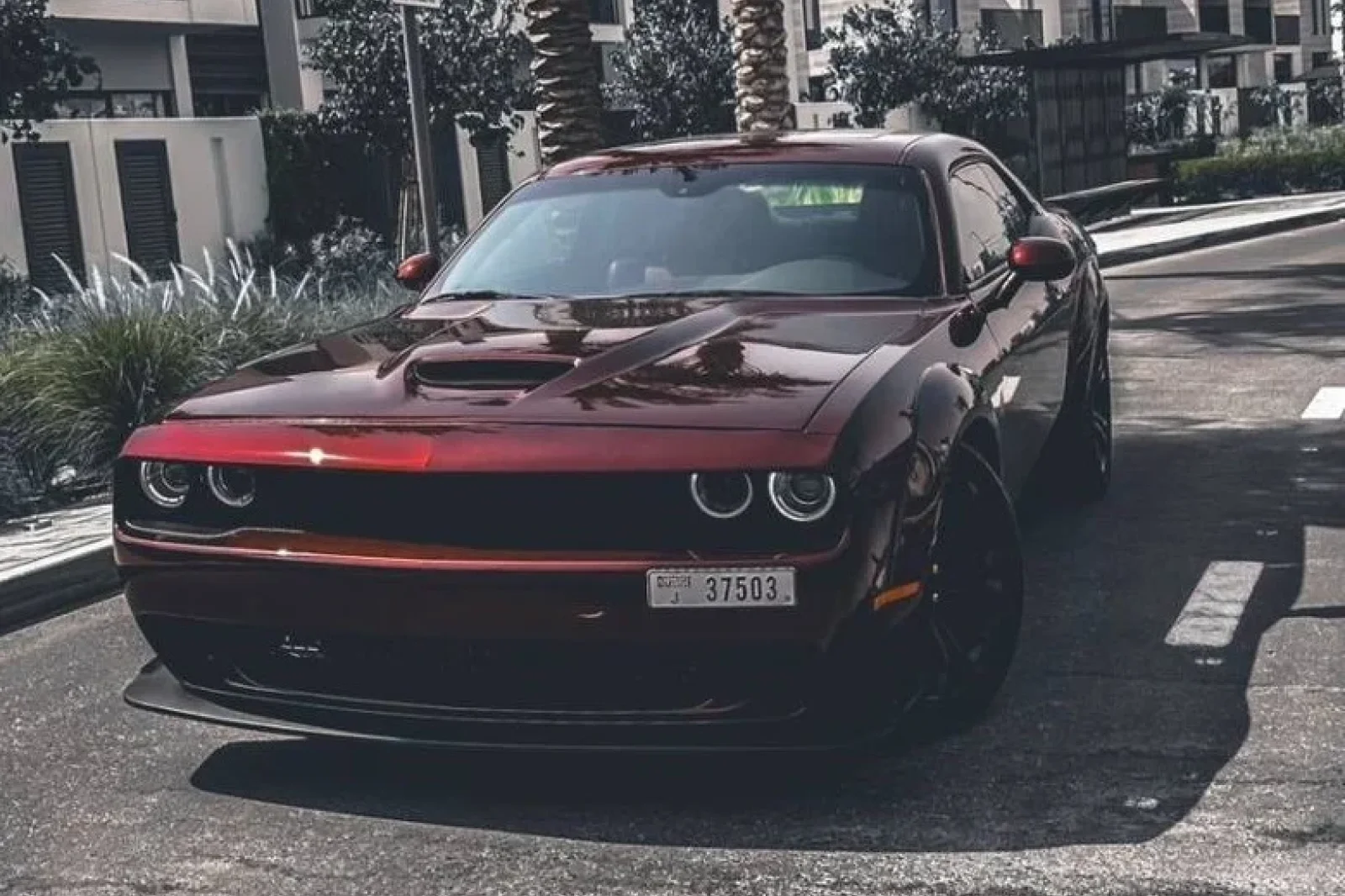 Аренда Dodge Challenger 5.7 Hemi  Красный 2021 в Дубае