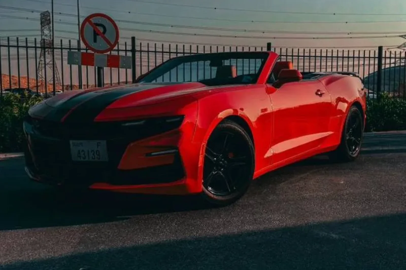 Rent Chevrolet Camaro  Red 2021 in Dubai