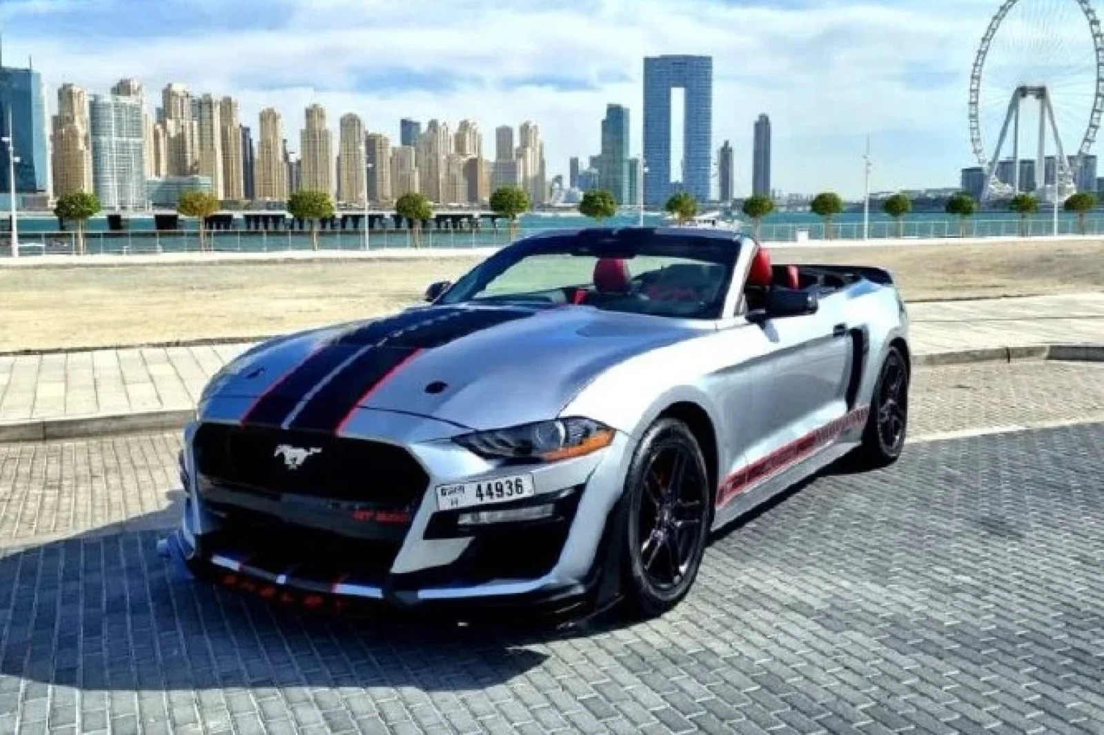 Rent Ford Mustang Shelby Grey 2021 in Dubai