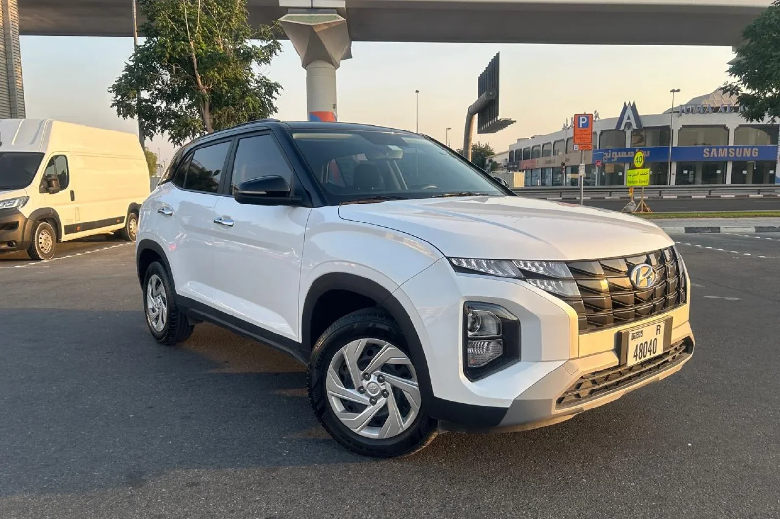 Loyer Hyundai Creta  Blanc 2021 en Dubai