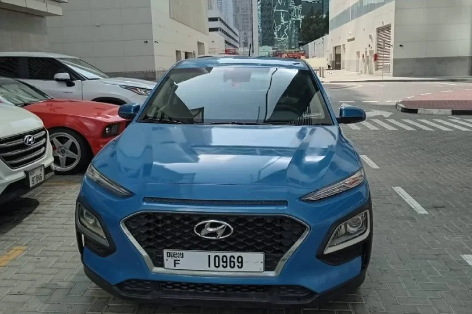 Аренда Hyundai Kona  Синий 2021 в Дубае