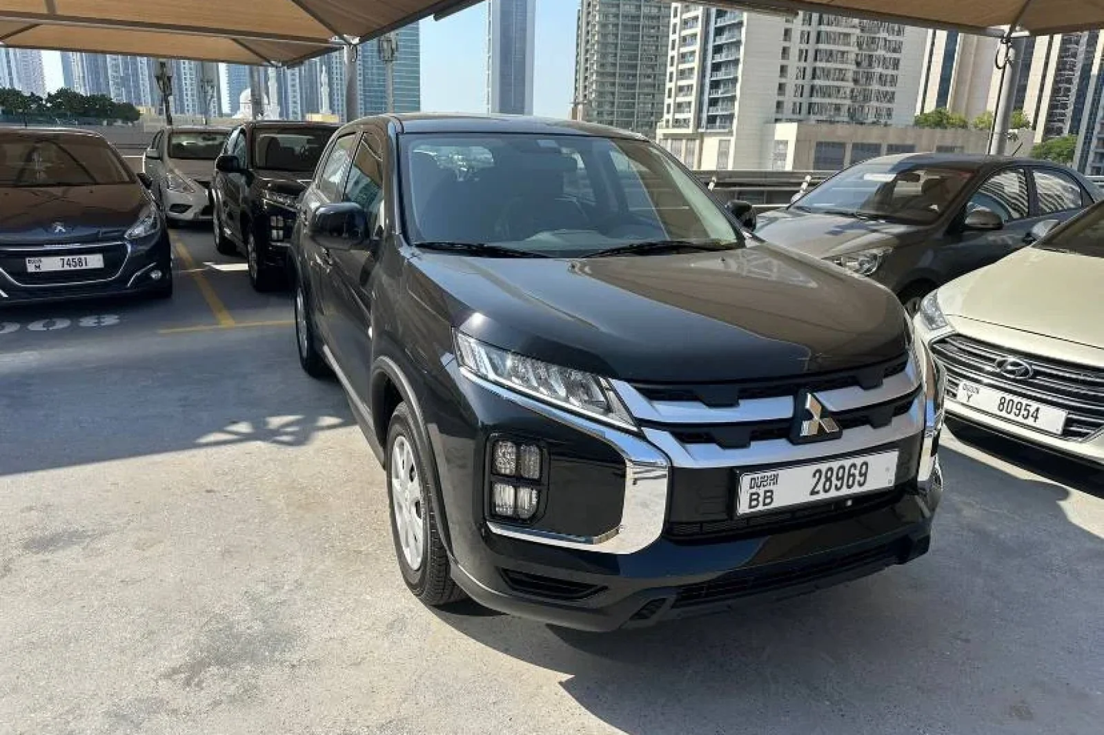 Affitto Mitsubishi ASX  Nero 2025 in Dubai