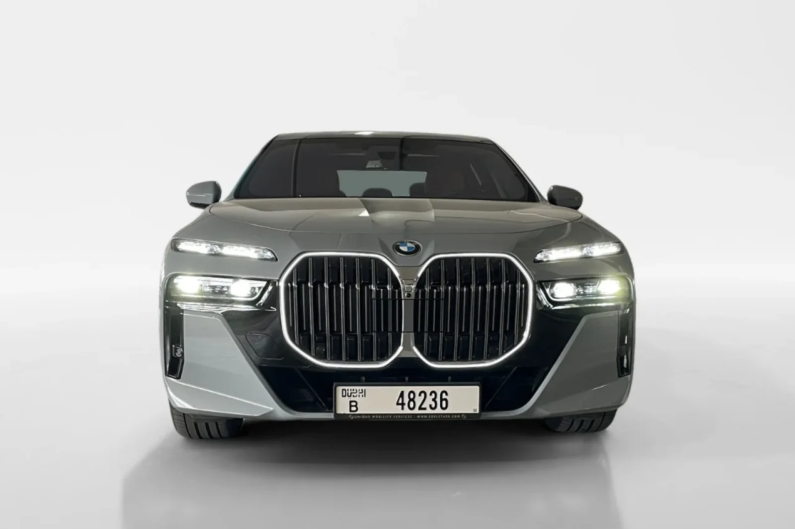 Rent BMW 7-Series 735i Grey 2024 in Dubai