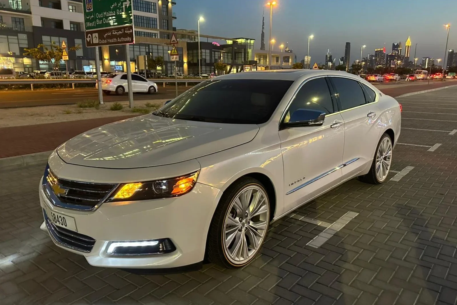 Rent Chevrolet Impala  White 2020 in Dubai