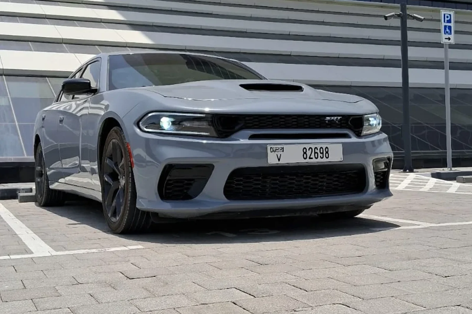 Rent Dodge Charger SXT Grey 2020 in Dubai