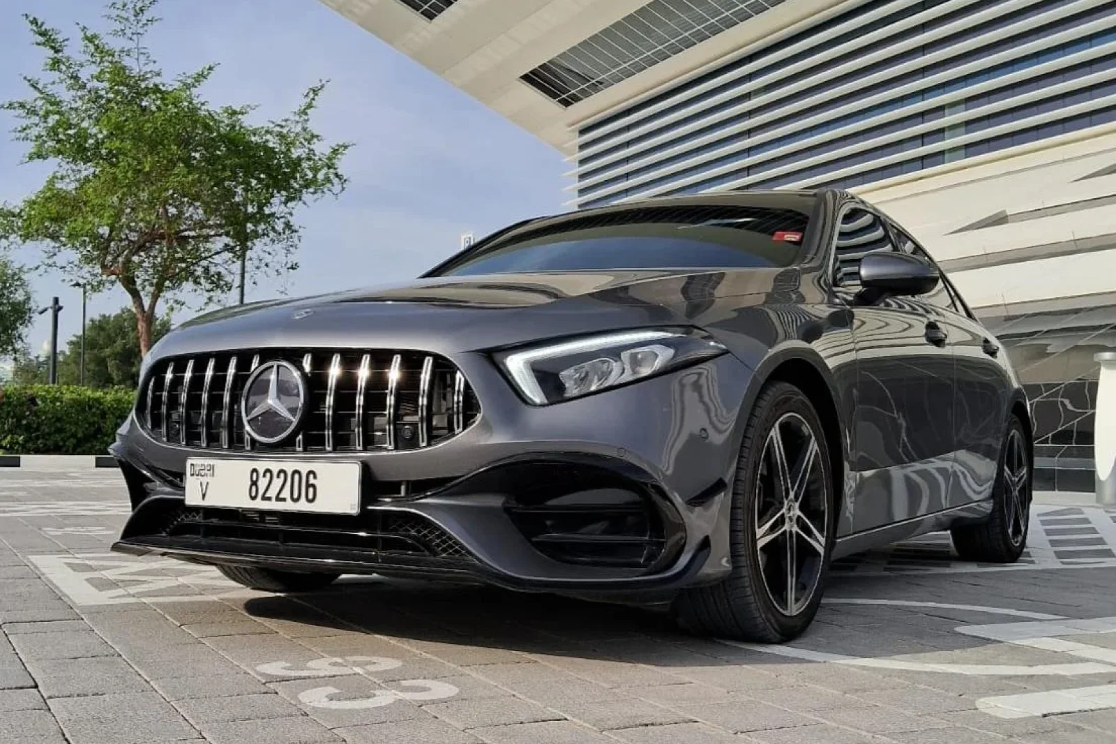 Rent Mercedes-Benz A-Class 220 Grey 2020 in Dubai