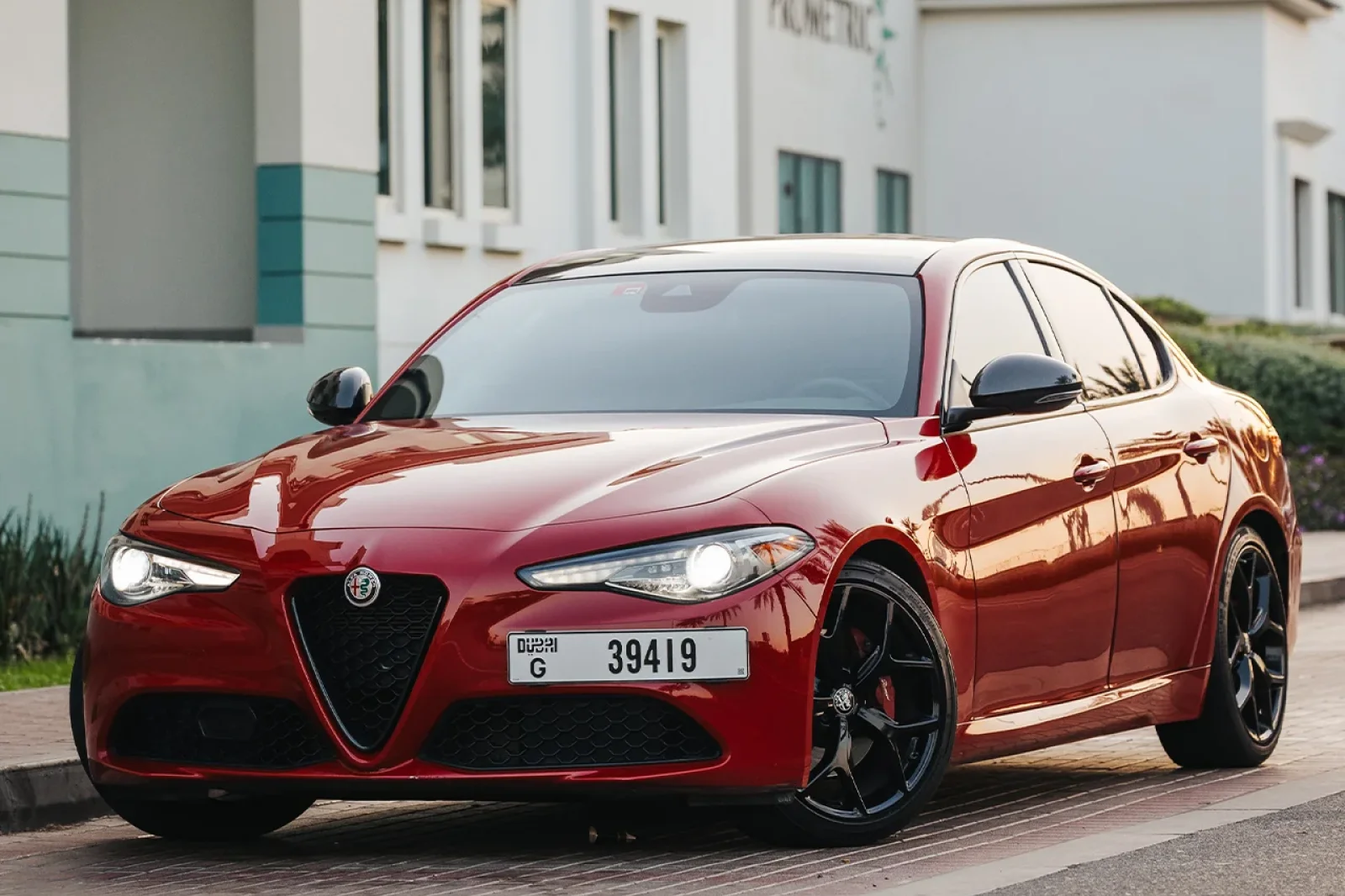 Affitto Alfa Romeo Giulia Ti Rosso 2021 in Dubai