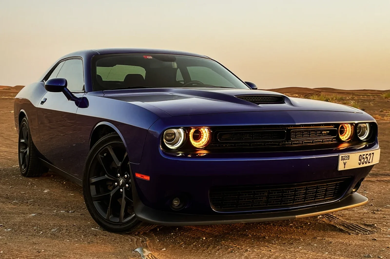 Miete Dodge Challenger GT Blau 2021 in der Dubai