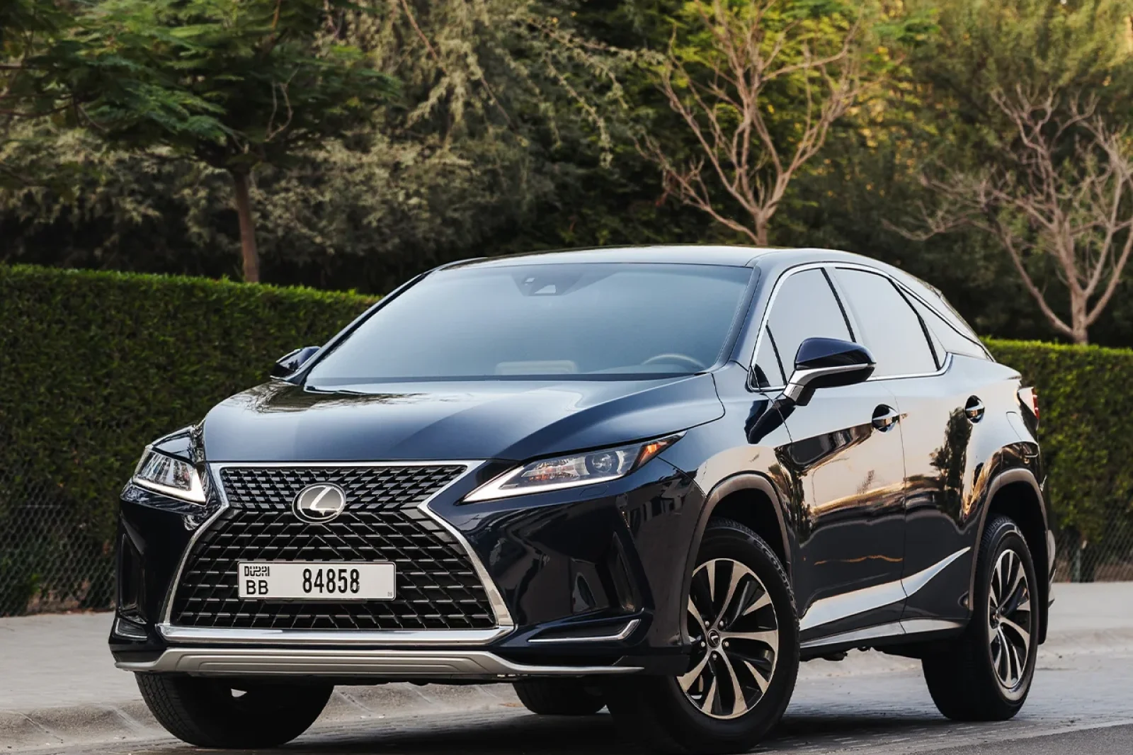 Аренда Lexus RX350L  Синий 2024 в Дубае