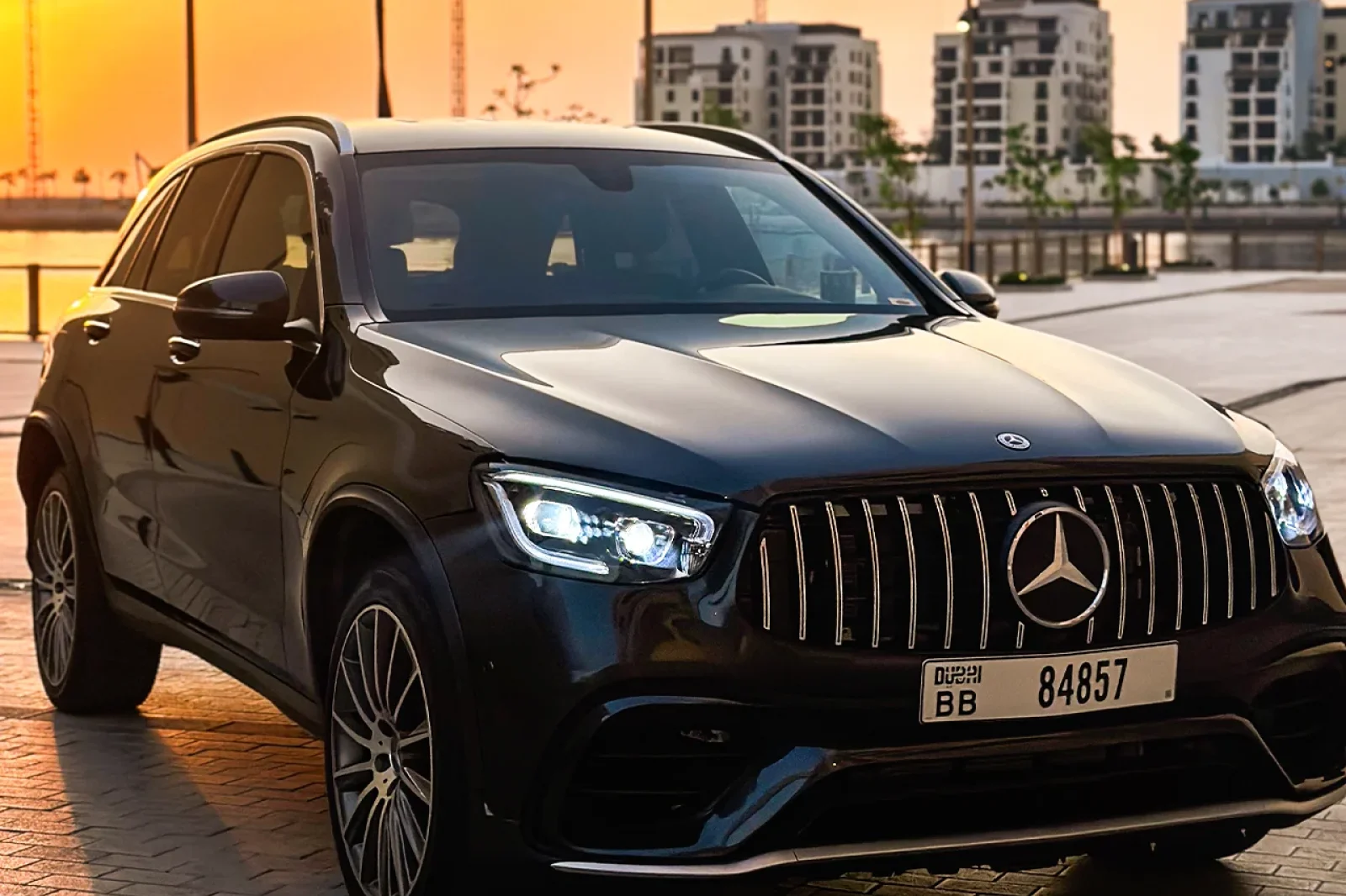 Miete Mercedes-Benz GLC  Schwarz 2024 in der Dubai