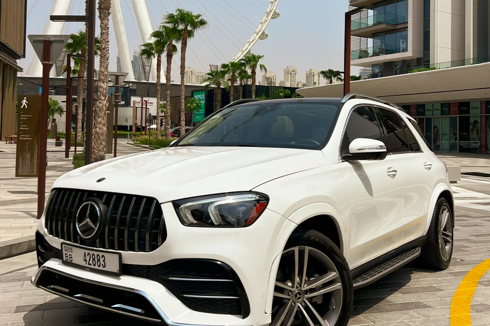 Alquiler Mercedes-Benz GLE 350 Blanco 2024 en Dubái