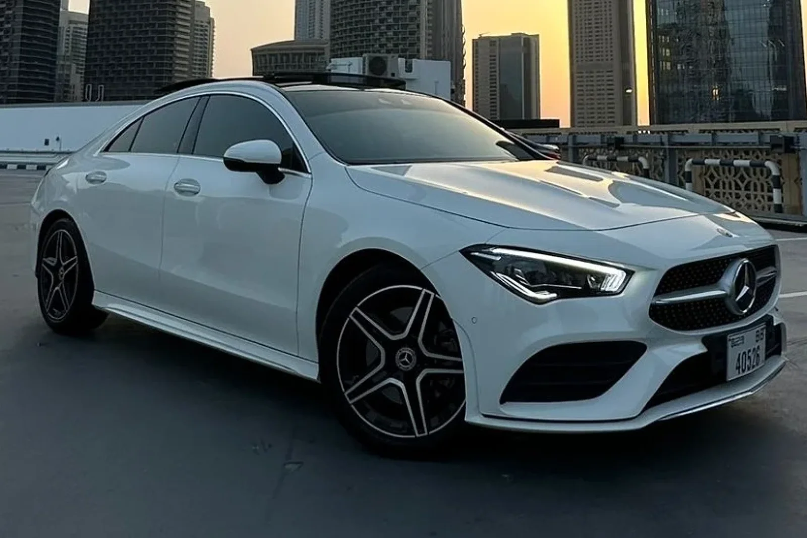 Аренда Mercedes-Benz CLA-Class 250 Белый 2023 в Дубае