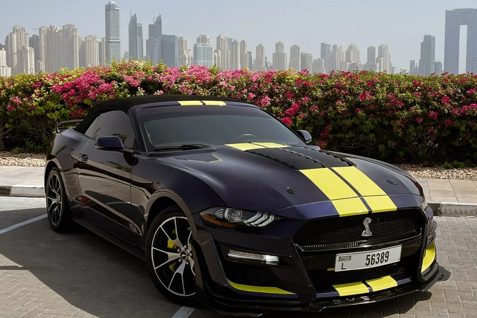 Loyer Ford Mustang  Noir 2021 en Dubai