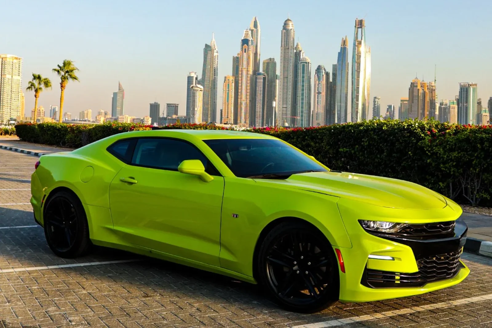 Miete Chevrolet Camaro  Gelb 2022 in der Dubai