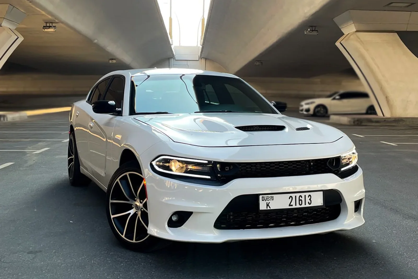 Loyer Dodge Charger GT Blanc 2022 en Dubai