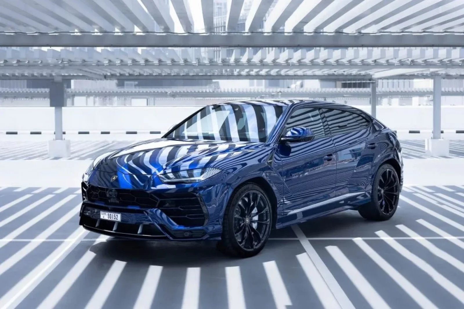 Loyer Lamborghini Urus  Bleu 2021 en Dubai