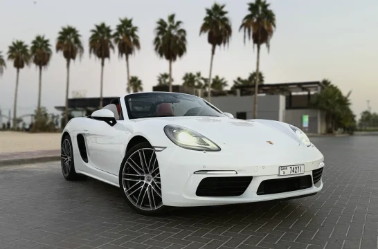 Porsche Boxster Blanc 2024