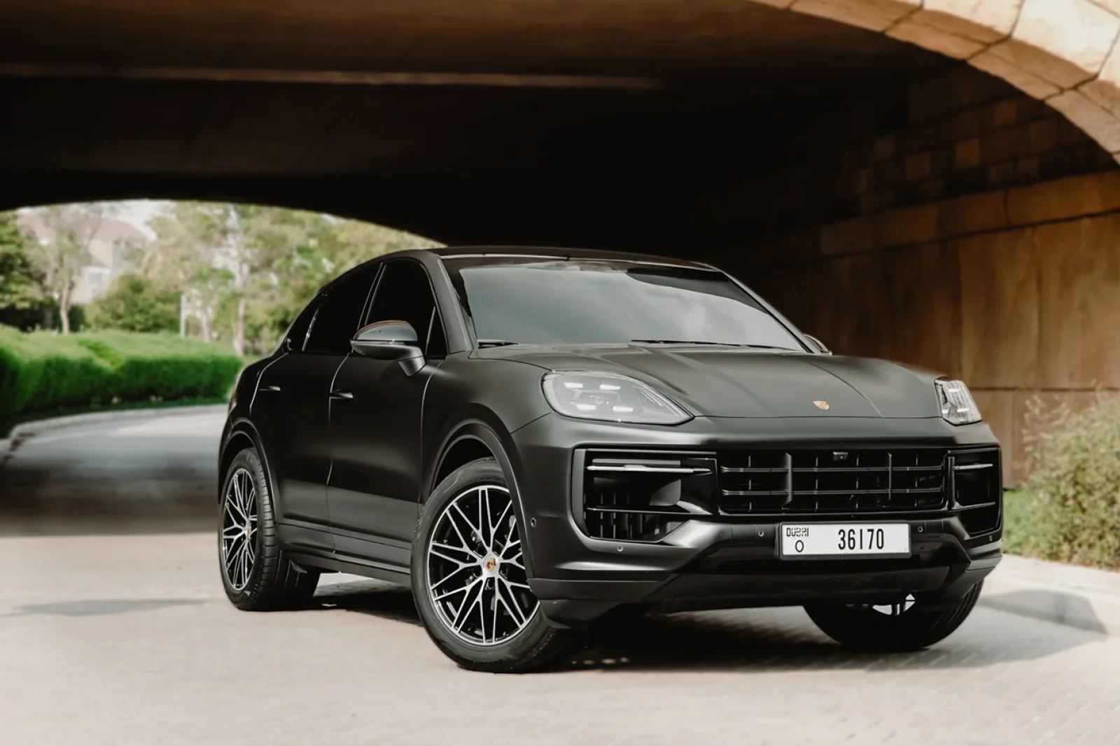 Rent Porsche Cayenne Coupe  Black 2024 in Dubai