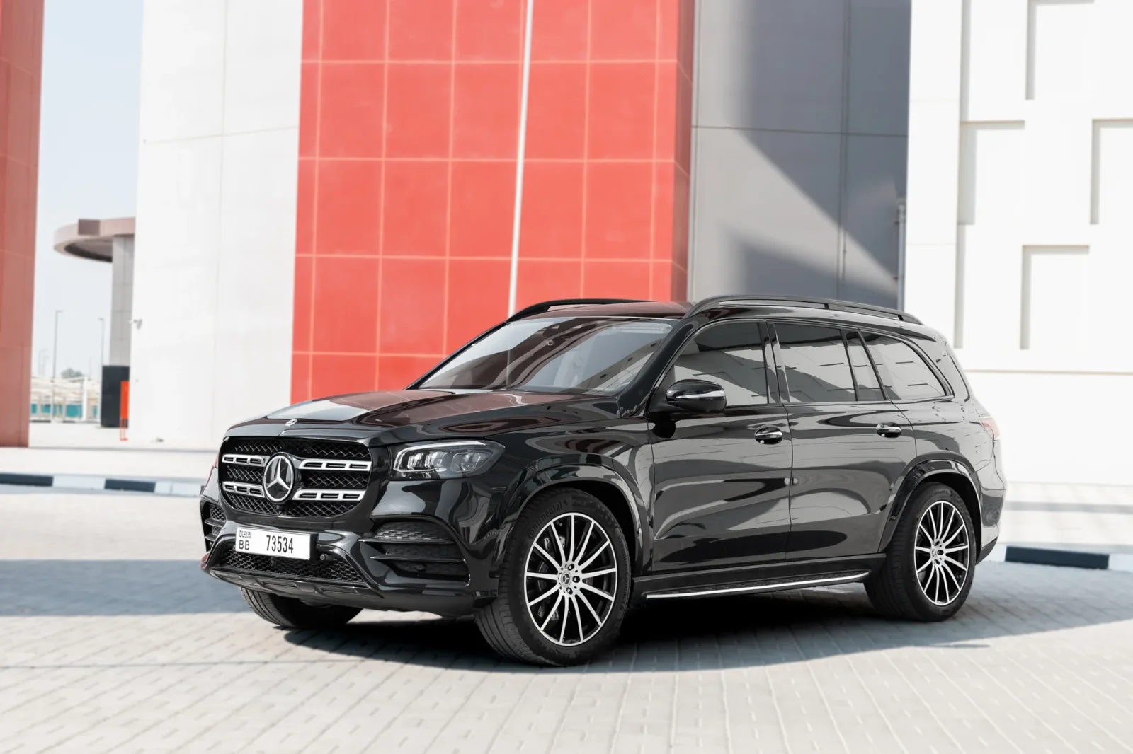 Loyer Mercedes-Benz GLS-Class 450 Noir 2023 en Dubai