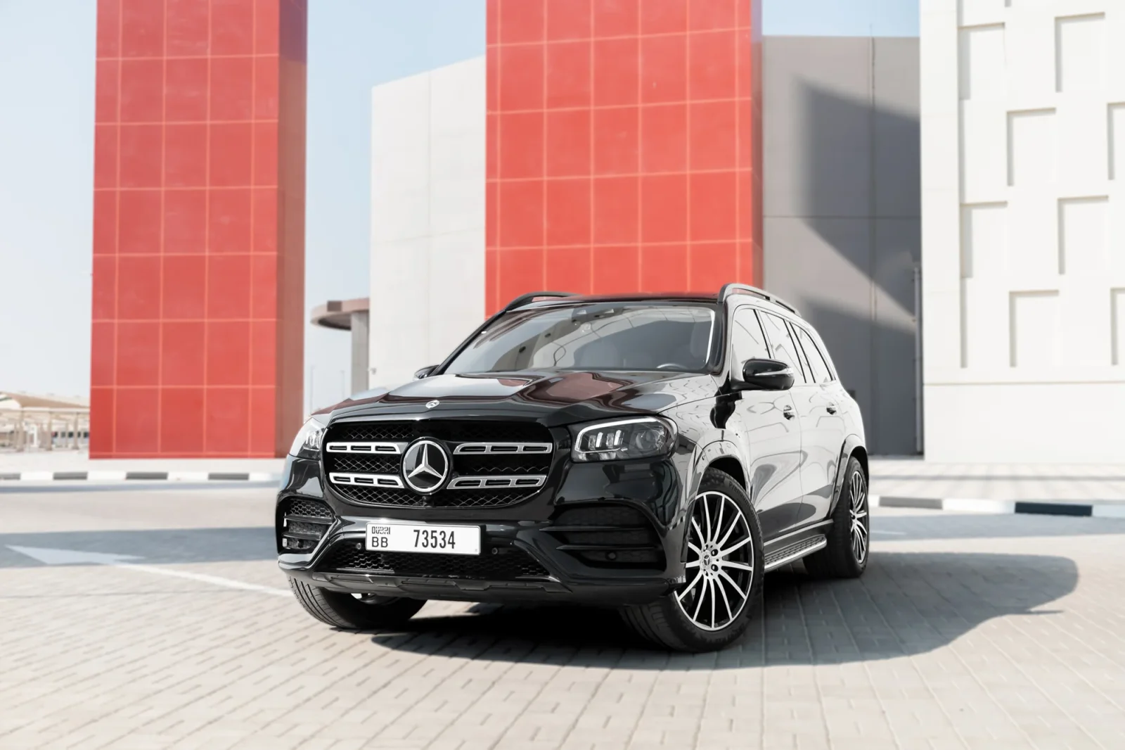 Huren Mercedes-Benz GLS-Class 450 Zwart 2023 in Dubai - 12 