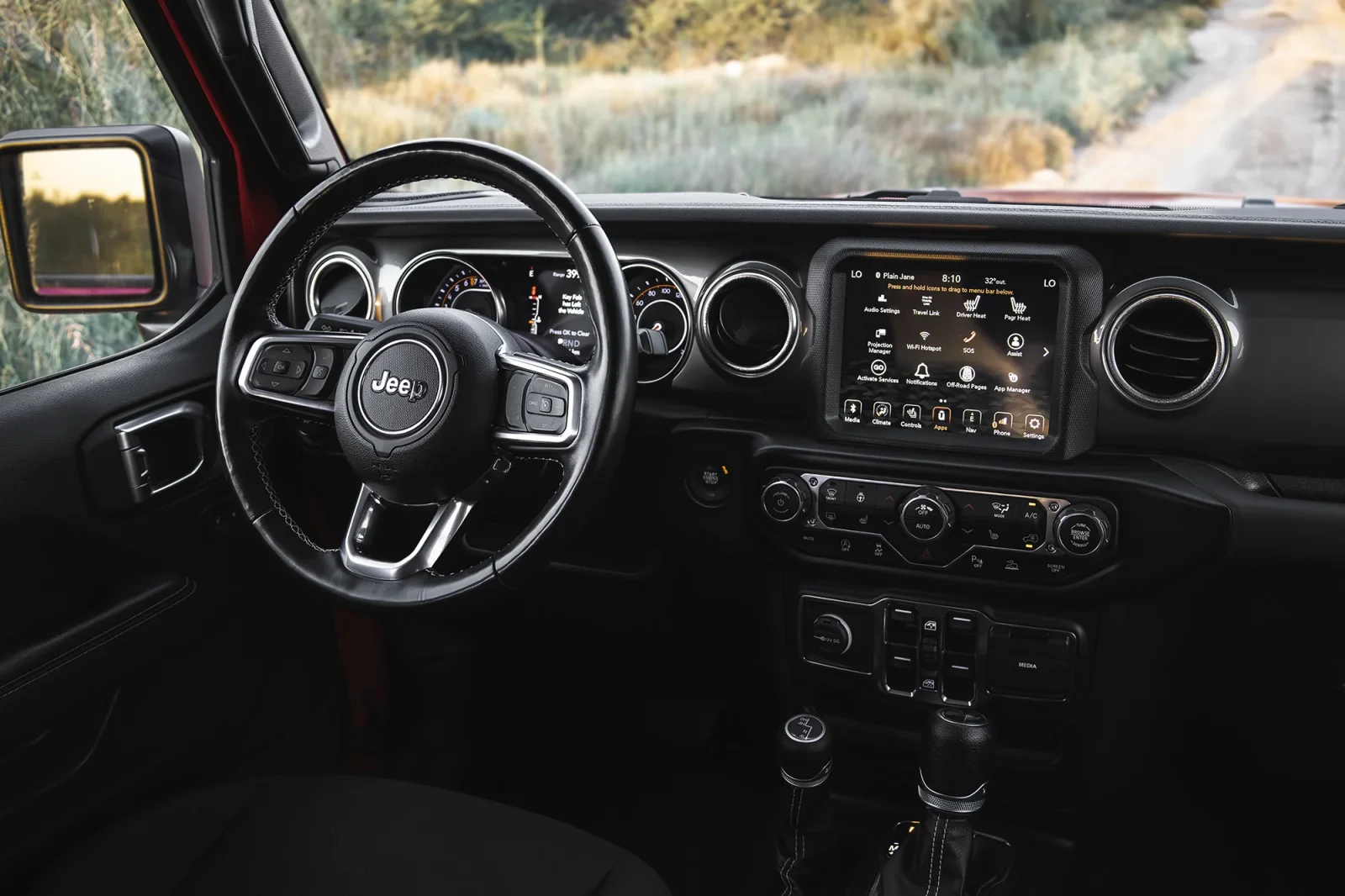 Rent Jeep Wrangler  Red 2022 in Dubai - 4 