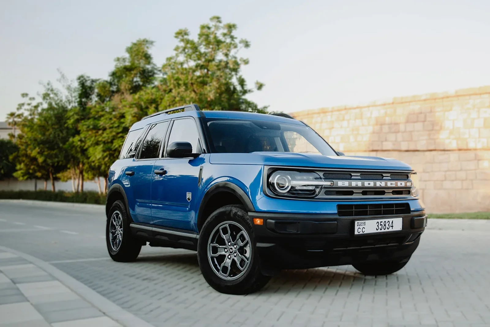 Rent Ford Bronco Sport Blue 2022 in Dubai