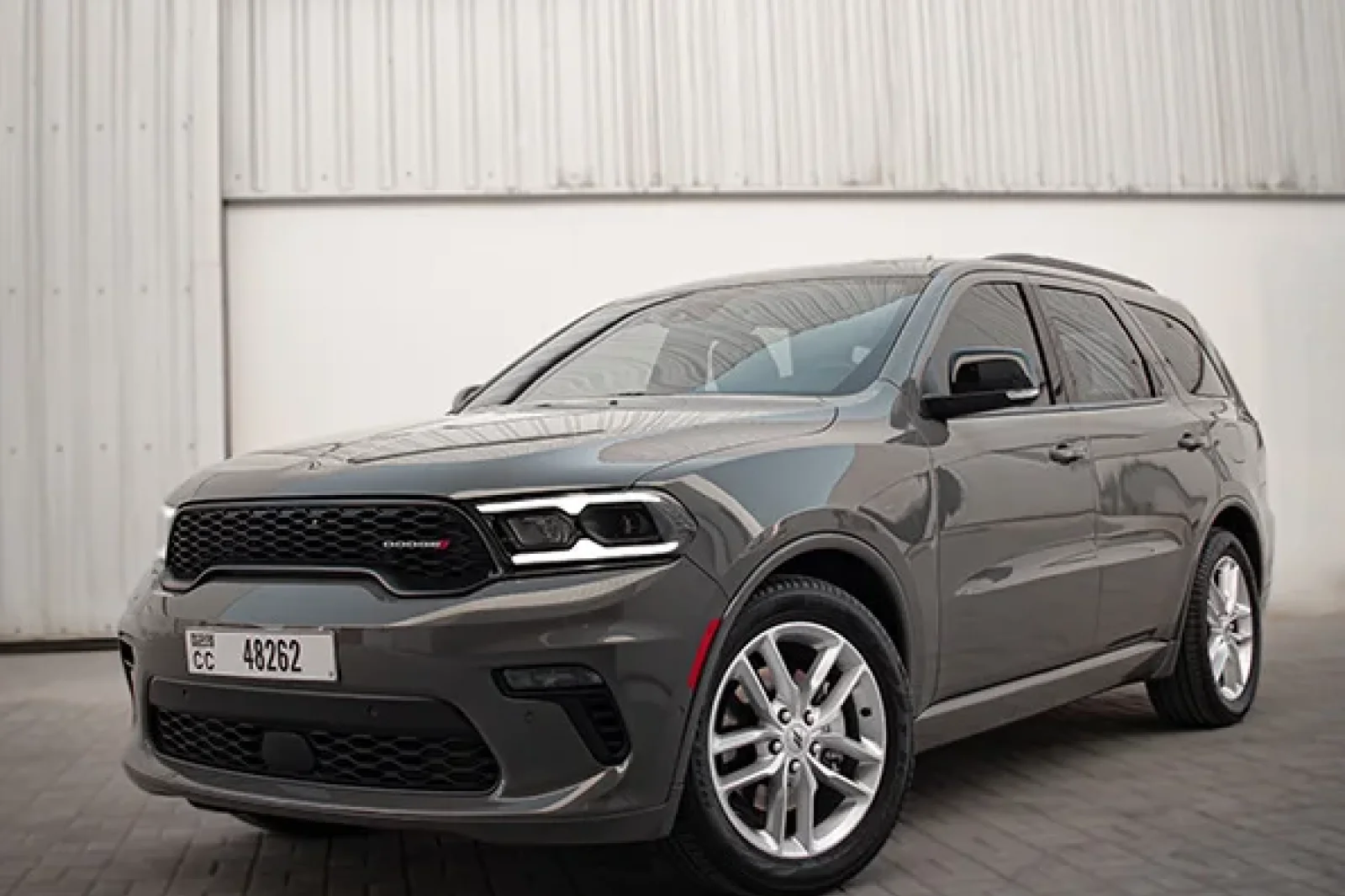 Rent Dodge Durango  Grey 2023 in Dubai