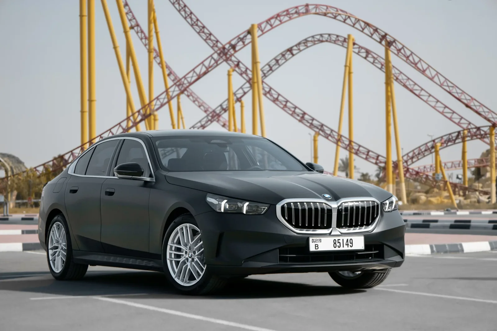 Rent BMW 5-Series 520 New Gen Black 2024 in Dubai