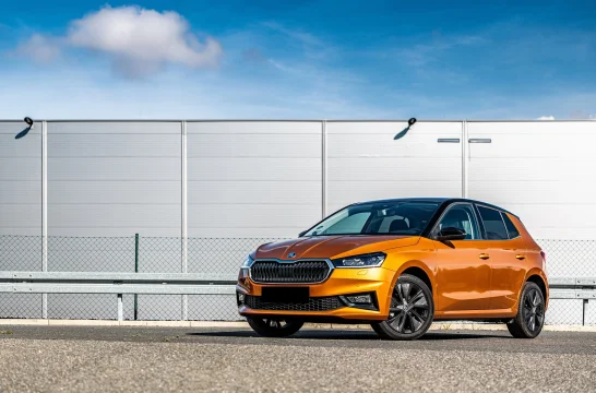 Skoda Fabia Yellow 2022