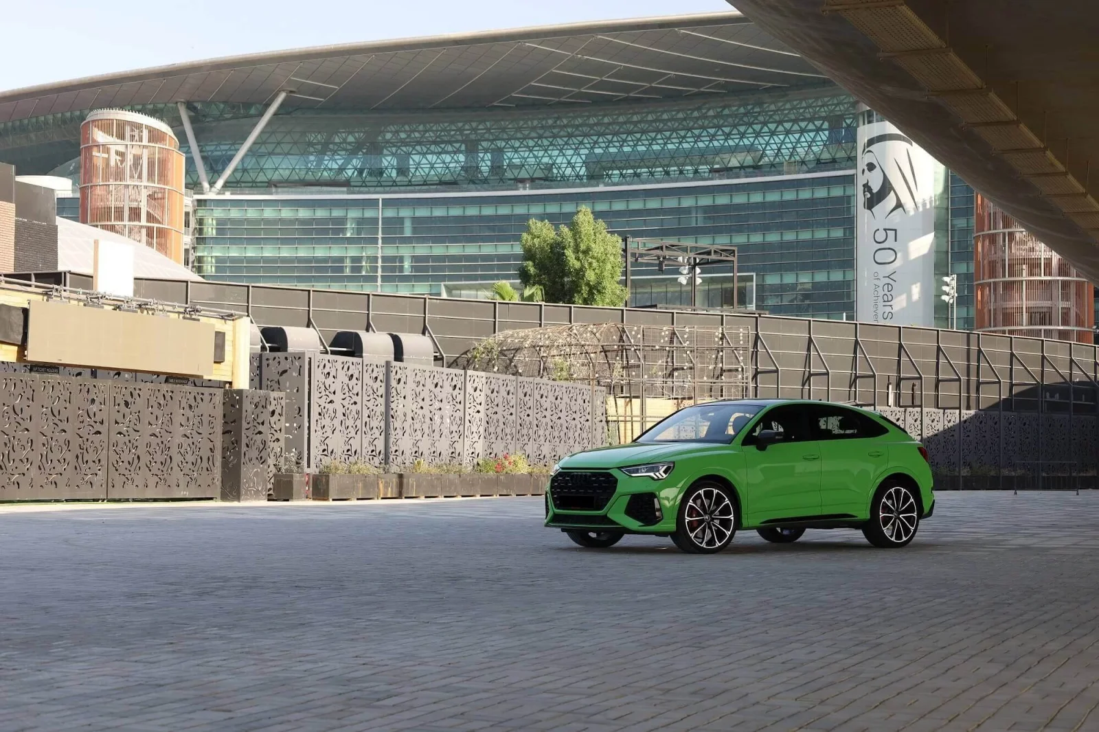 Rent Audi RS Q3  Green 2021 in Dubai - 1 