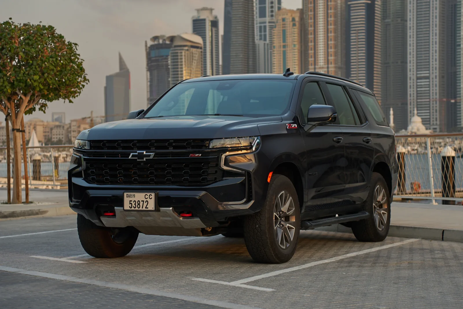 Rent Chevrolet Tahoe  Black 2023 in Dubai